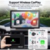 Wireless Apple CarPlay + Android Auto With 9” Touchscreen Monitor