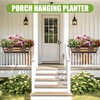 cheehigo Railing Planter Box, Window Planter Boxes Outdoor 2 Pack