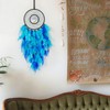 Dreamlike Double Blue Tree of Life Dream Catcher Wall Decor