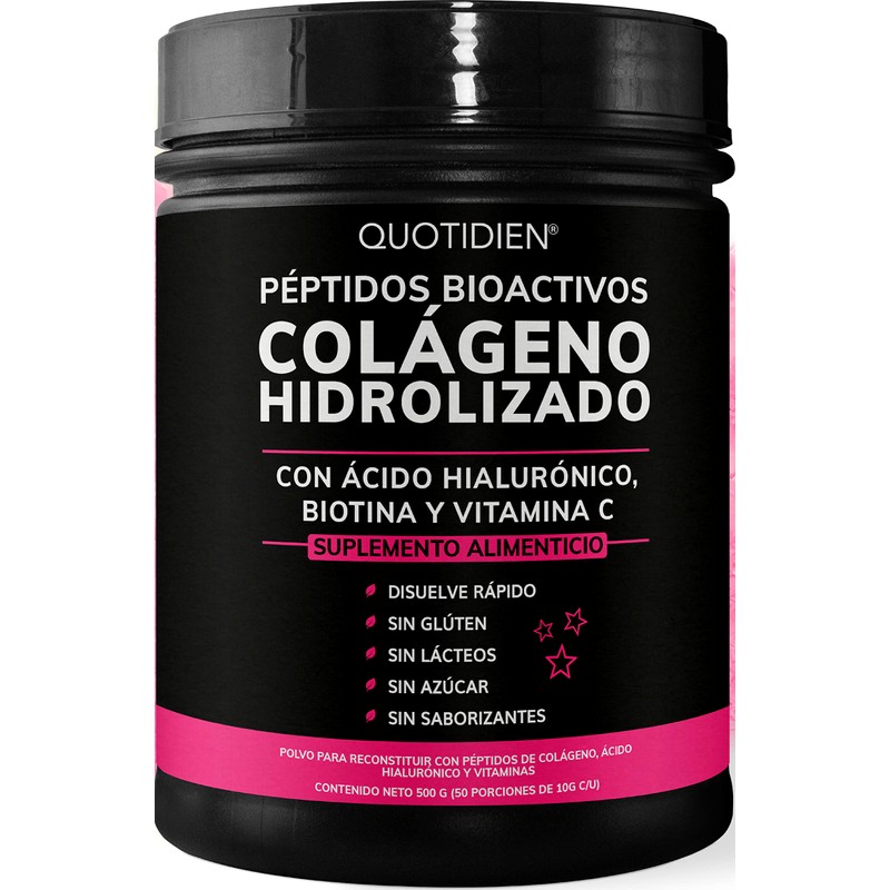 Entera | Colágeno Hidrolizado Puro 500 g en Polvo |