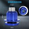 Steering Wheel Quick Release Kit, Universal 360 Degree 3 Holes