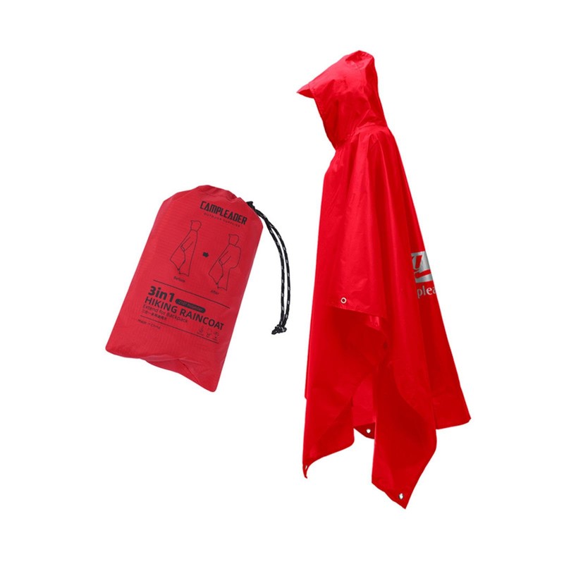 DeeRace Rain Poncho, Raincoat, Poncho, Hooded Rain Poncho, Waterproof Raincoat,