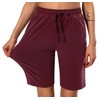 Ksmien Bermudas - Pantalones cortos largos de algodón de 10