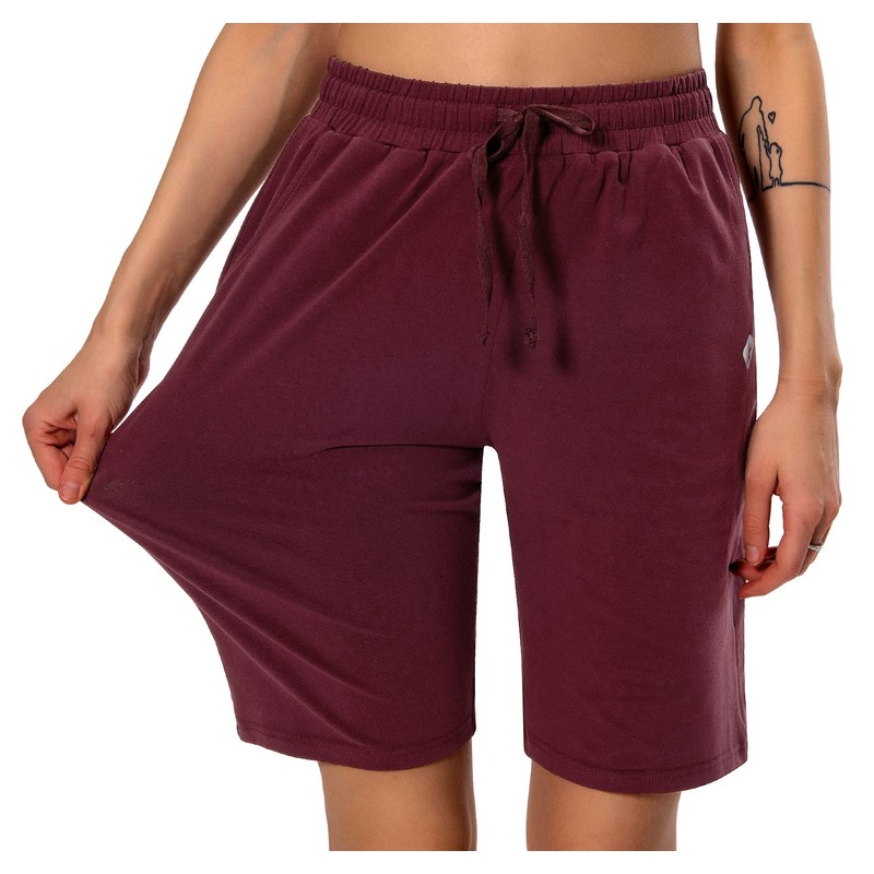 Ksmien Bermudas - Pantalones cortos largos de algodón de 10