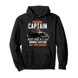 Funny Pontoon Captain Pullover Hoodie