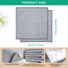 BTIFU 10 Pcs Multipurpose Non Scratch Wire Dishcloth, Reusable Wire