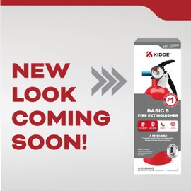 Kidde Basic Fire Extinguisher for Home, Office, Residential, Single-Use, 5BC