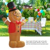 Valentines Day Inflatable Decoration with LED Lights Cute Boy Shape