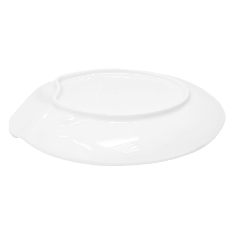 Lashuma Handmade oval serving plate made of Italian ceramic in