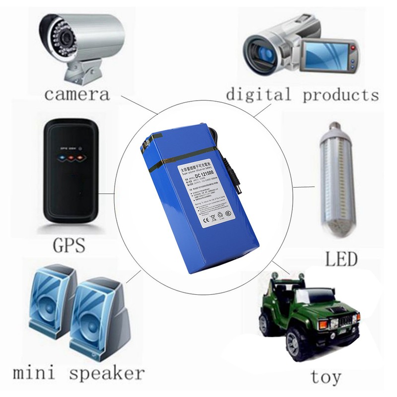 DC 121500 15000mAH Large Capacity Polymer Lithium Battery with Power