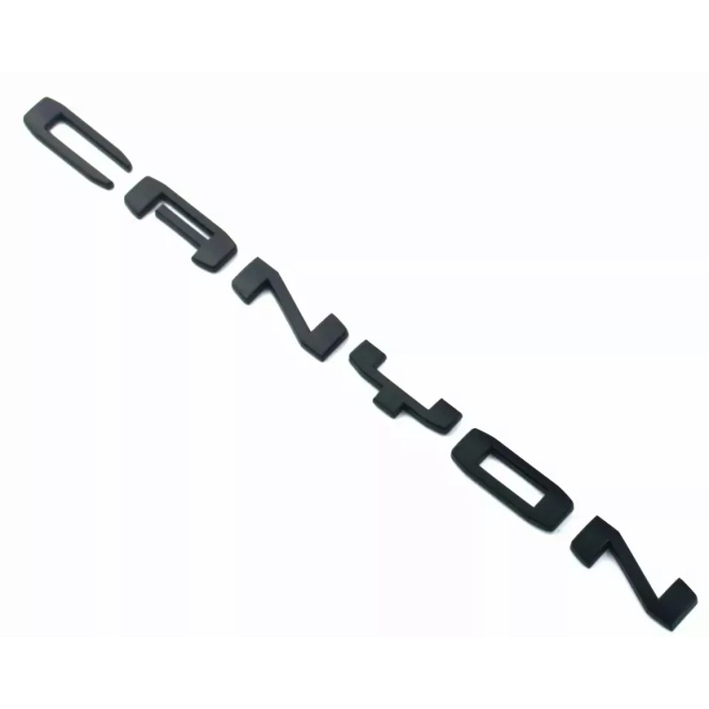 GMC 5PC Blackout Doors Rear AT4X Canyon Emblems Badge 2023-2025