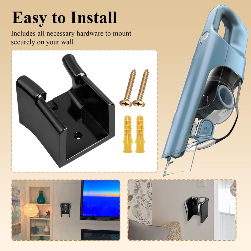 1 Pc Wall Mount Vacuum Holder/Docking Station/Cordless Organizer, Fit for