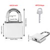 Padlock 40 mm with 4 Keys, Locks with Keys, Padlock