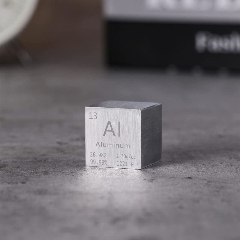 Pevfeciy 1 Inch Aluminium Cube 25.4 mm Metal Density Cube