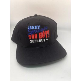 KC  JERRY SPRINGER Too Hot SECURITY HAT VINTAGE 90s ULTRA RARE Streetwear