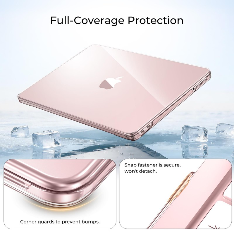 for MacBook Neo Case 13 inch 2026 Model A3404, Crystal