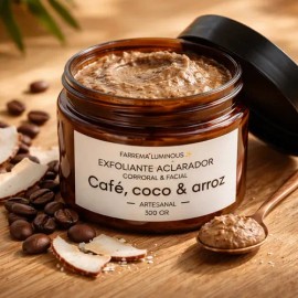 Exfoliante Aclarador Farrema Luminous Café Coco Arroz 300g