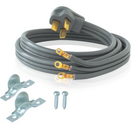 Eastman 5 Feet Electric Range Cord, 50 Amps 3-Prong Wire, 61242