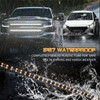XRIDONSEN 2PCS 24 inch Truck Grill Strobe Lights Strip 288