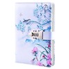 A5 PU Leather Journal with Password Lock for Women,Composition Notebook
