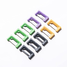 10pcs Easyinsmile IPR Dental Kit Orthodontic Interproximal Enamel Reduction Strips Tooth Polish Abrasive Saw Oral Care Cleaning Tool(Multi-Colored)