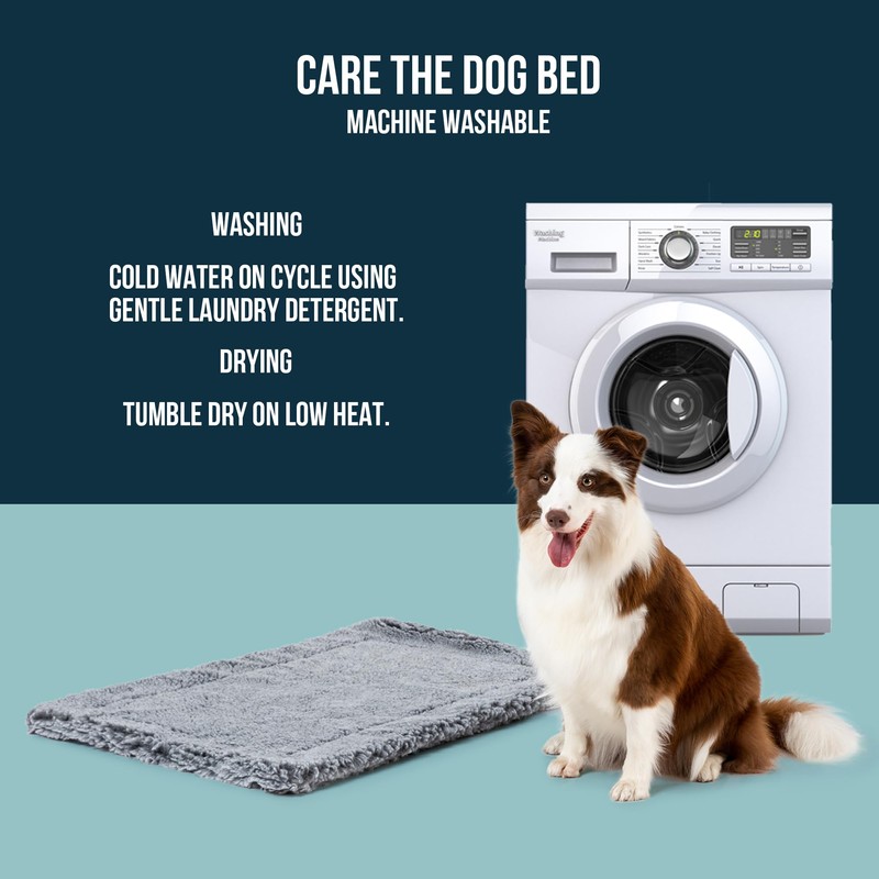 PELZIN Stoutwool 2.0 Indestructible Dog Bed - Soft Chew Proof