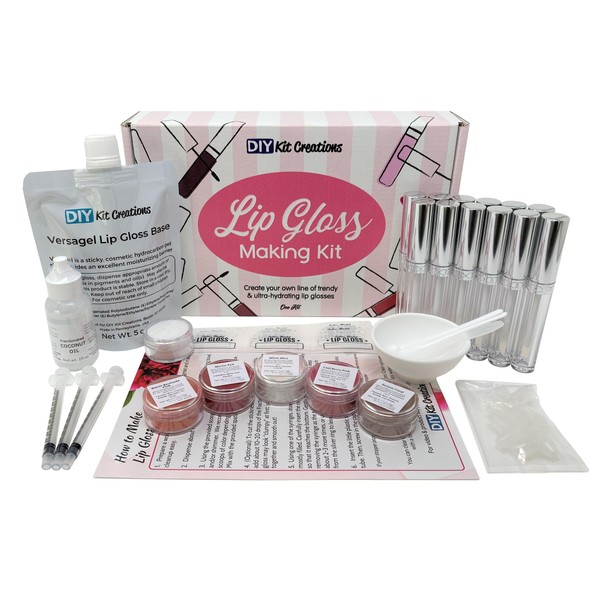 DIY Kit Creations Lip Gloss Making Kit (Standard Kit)