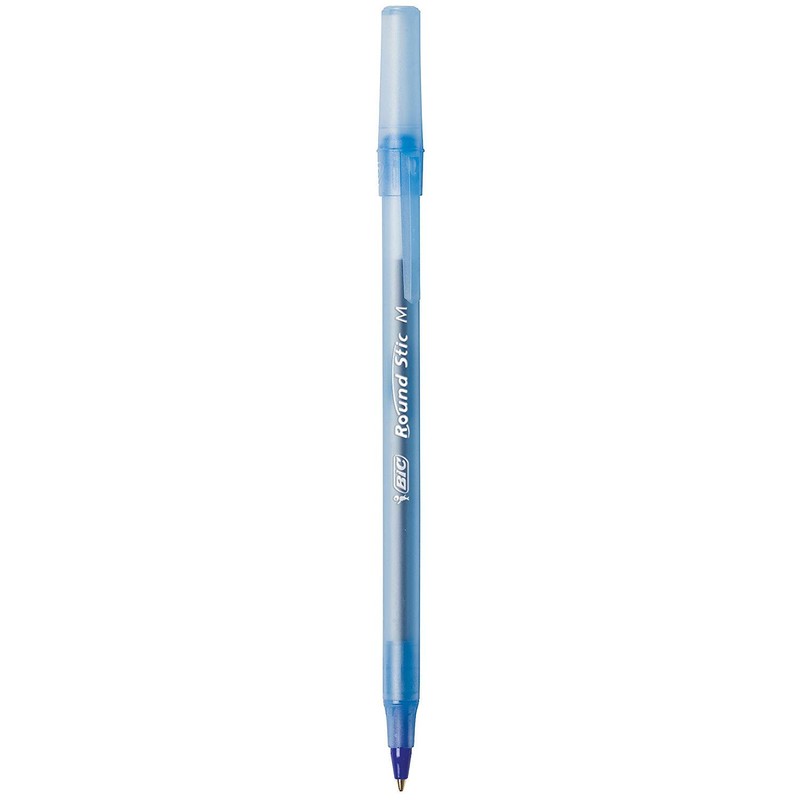 BICGSM609BE - BIC Round Stic Ballpoint Pens