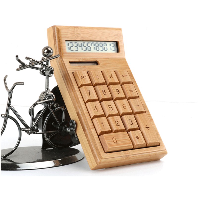 CS19 Solar Calculator Solar Battery Dual Power 12 Digit LCD