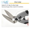 C.JET TOOL 10" Heavy Duty Scissors, Carpet Cutter, Industrial Scissors,