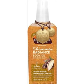 Pelmer Cocoa Butter Formula Shimmer Radiance Body Oil, 150ml, Vitamin E Enriched, 48-Hour Moisture
