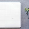 Pinesman - Elegant Undated Weekly Planner Pad, Tear Off Sheets,