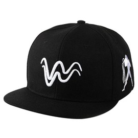 Kangqifen Hombres Mujer Baseball Tapas Constellation Zodiac 12 El Snapback Sombreros, Acuario, Talla única