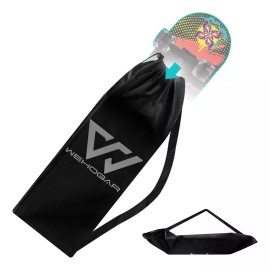 WEHOGAR Funda Mochila Para Patineta, Skateboard Bolsa Almacenamiento