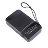 Portable AM FM Radio Black Color Headset Pluggable Built in