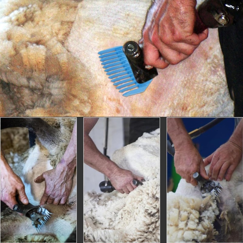 Fuulqgui 3 PCS Electric Wool Shears Professional Trimmer Guide Sheep