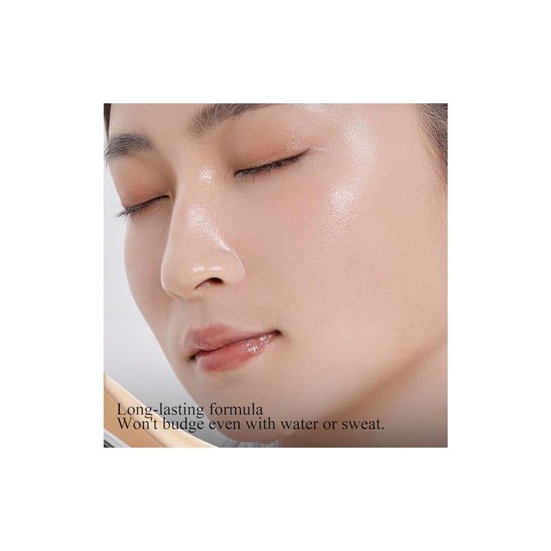 Base de maquillaje y corrector iluminador de doble punta, barra