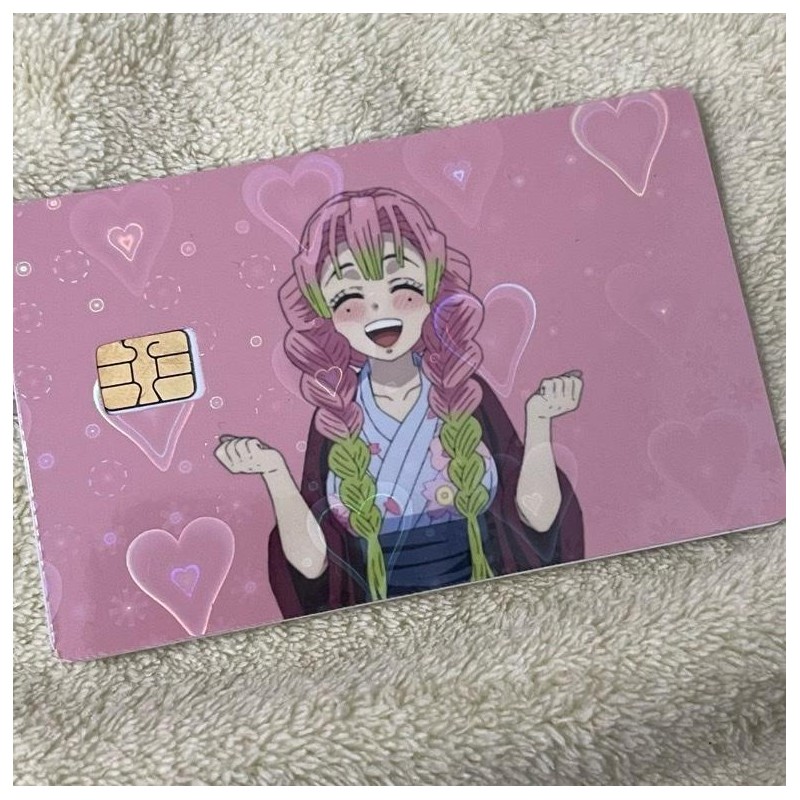 Anime Slayer Inspired Custom Credit Card Cover Durable Protective Skin