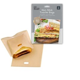 S0 Useful Non-Sticky Toastie Bags 2PK - 50 Uses