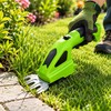 2-in-1 Cordless Grass Shears for Lawn Edging & Hedge Trimming