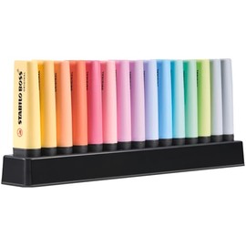 STABILO BOSS ORIGINAL pastel, estuche con 15 marcatextos