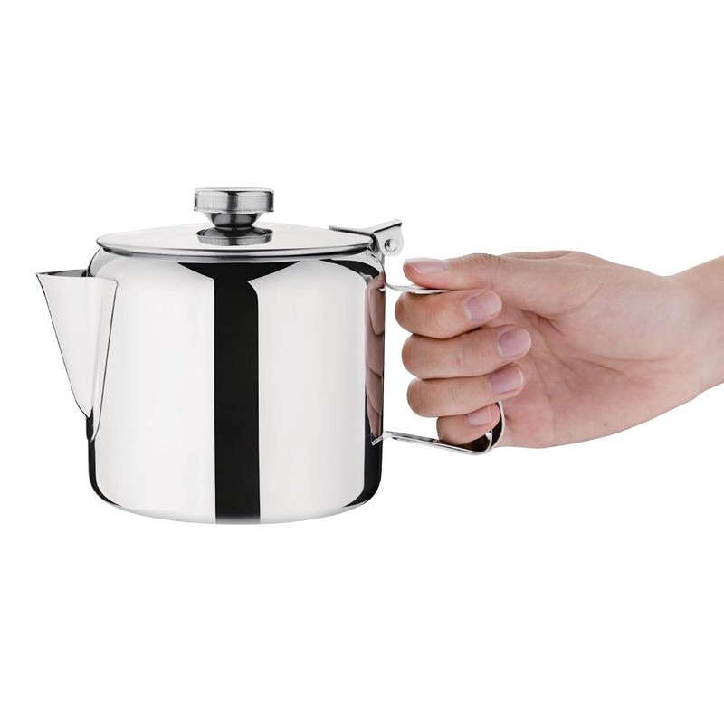 Olympia Concorde Tea Pot Stainless Steel 32Oz Infuser for Better