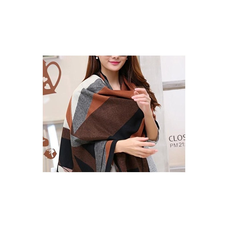 Sararose Scarf, Shawl, Large Scarf, Cashmere Touch, Geometric Pattern, Pattern,