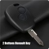 2 Button Key Fob Cover Replacement for Renault Dacia Duster