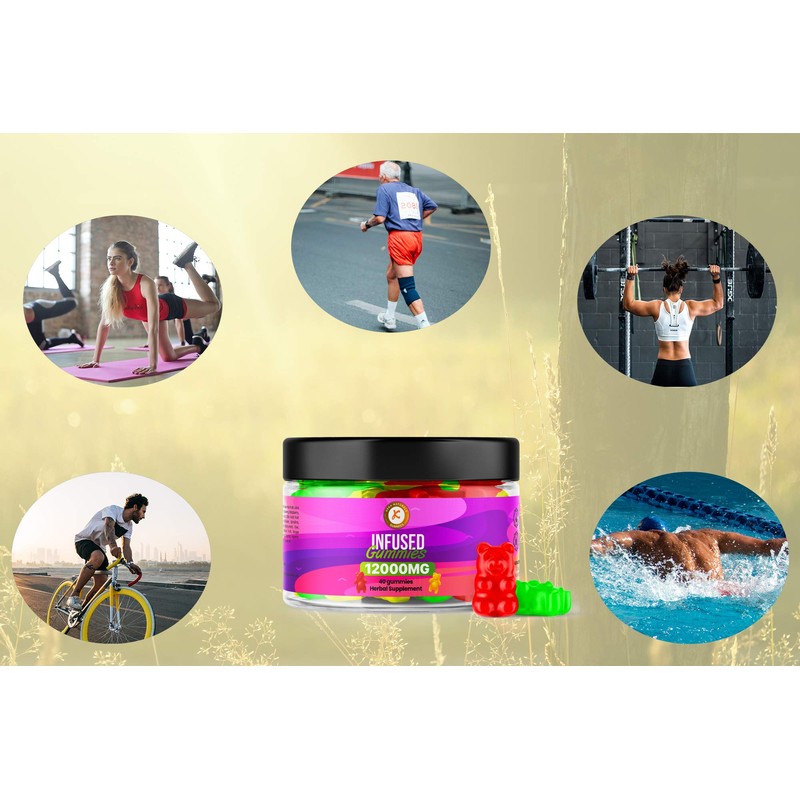 Premium Gummies | 12000mg | 40 Gummies | Max Strength