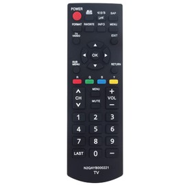 N2QAYB000221 Replacement Remote Control fit for Panasonic TV TC-32LX85 TH-50PZ80U TH-42PX80 TH-50PX80U TH-50PX80 TH-50PE8U TH-C46HD18A TH-50PX80U TH-42PZ80U TH-C42HD18 TC-26LX85 TC-26LX85N TC-32LX85U