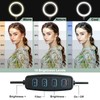 ProCase 6-in-1 Desktop Selfie Stand with 10.2" LED Ring Light,