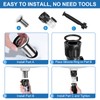 Bathroom-Sink-Drain-Kit: Flex-drain Kit with Flexible & Expandable P-trap Sink Drain
