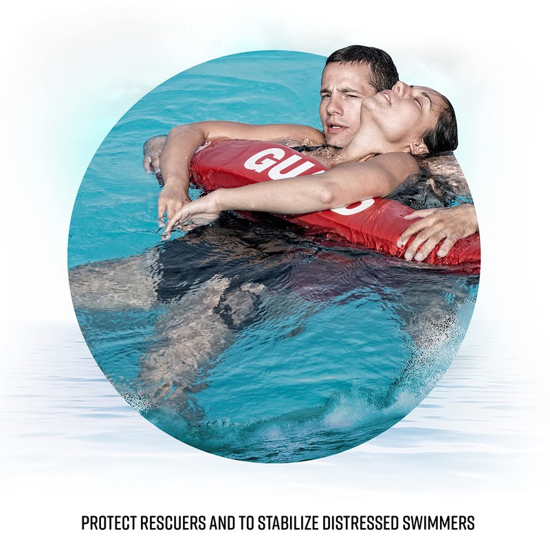 ASA TECHMED Durable Lifeguard Rescue Tube - Heavy Duty Construction,