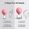 Face Cupping Set Anti Aging – 2 Sizes Glass Suction